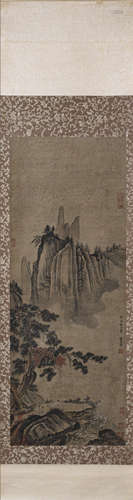 SUN JUNZE, Chinese Landscape Painting Hanging Scroll