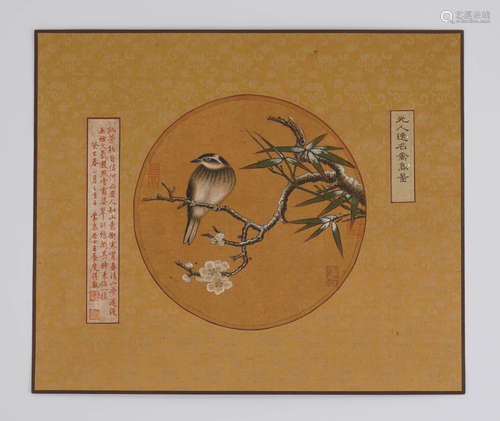 Anonymous, Chinese Flower and Bird Painting on Paper