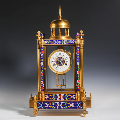 China Qing Dynasty Cloisonne Clock