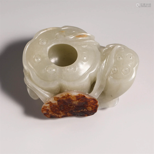 China Qing Dynasty Stationery ornaments made of Hetian jade