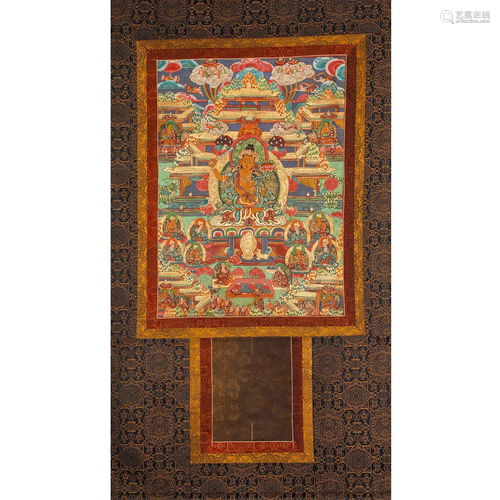 China Qing Dynasty thangka