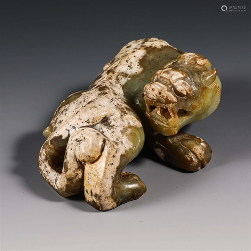 China Han Dynasty Jade beast