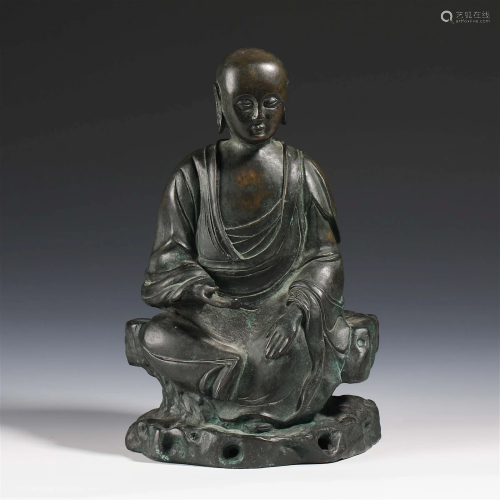 China Ming Dynasty bronze statue