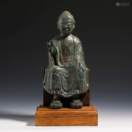 China Ming Dynasty bronze statue