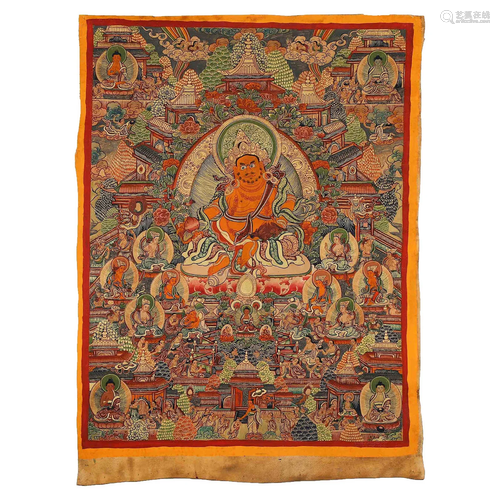 China Qing Dynasty Thangka