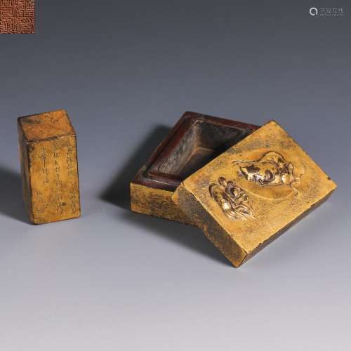 China Qing Dynasty A Set of copper seals