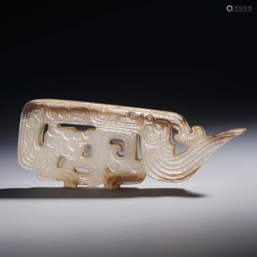 China Western Zhou Dynasty Jade Dragon