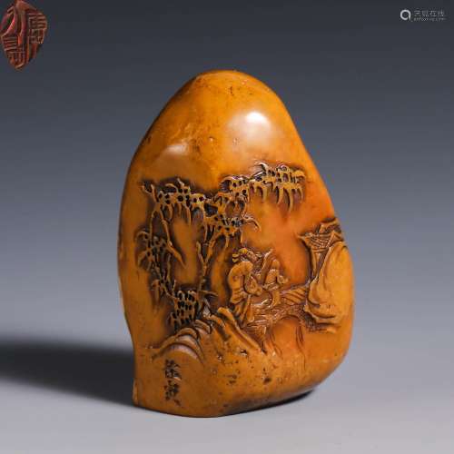 China Qing Dynasty Shoushan Stone