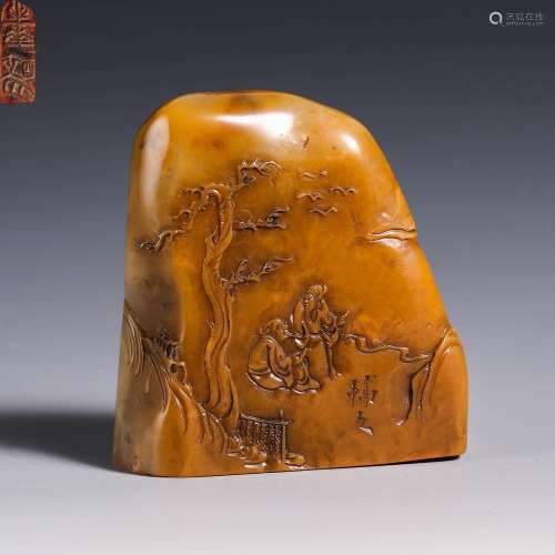 China Qing Dynasty Shoushan Stone