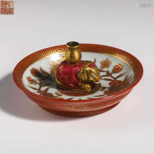 China Qing Dynasty Alum red gold fragrant Tea