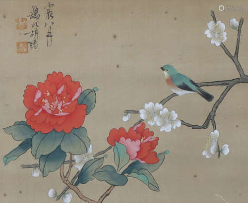 Chinese Flower And Bird Painting, Anonymous