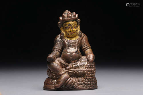 Gold-Decorated Seated Jambhala