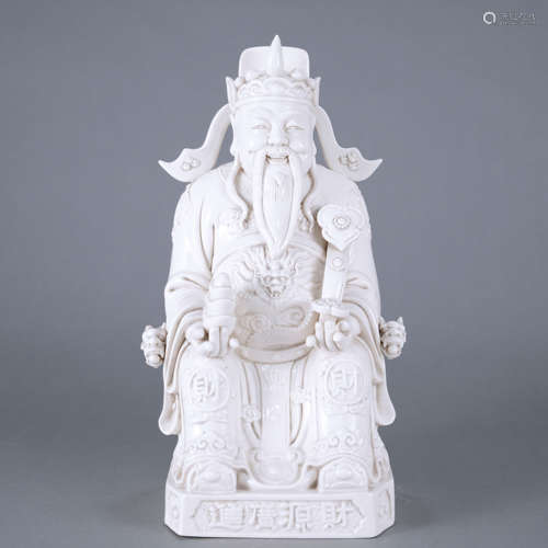 Dehua Kiln Fortune God Figure