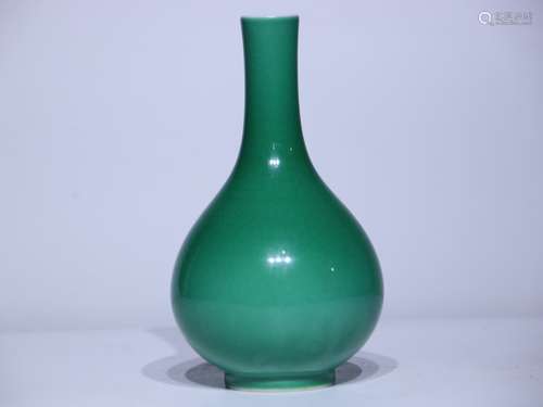 Green Glaze Bottle Vase