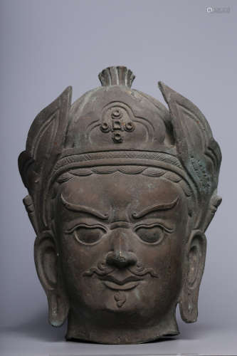 Bronze Padmapani Head