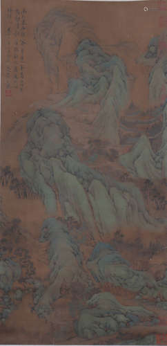 Chinese Landscape Painting, Huang Gongwang Mark