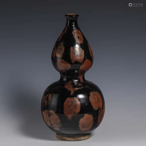 China Song Dynasty Jizhou kiln gourd shape bottle