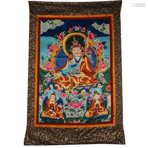 China Qing Dynasty Thangka