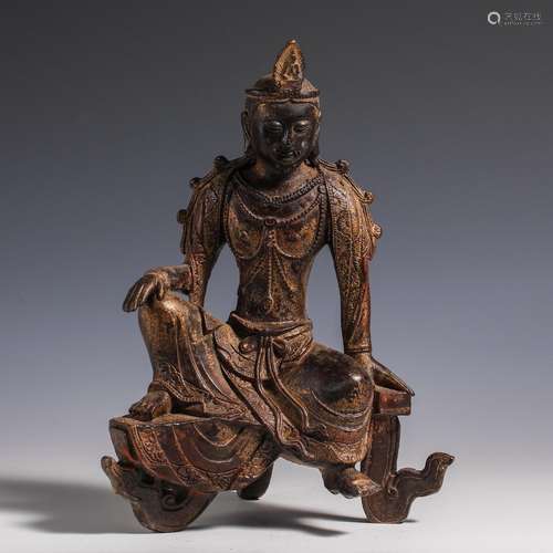 China Ming Dynasty Bronze statue