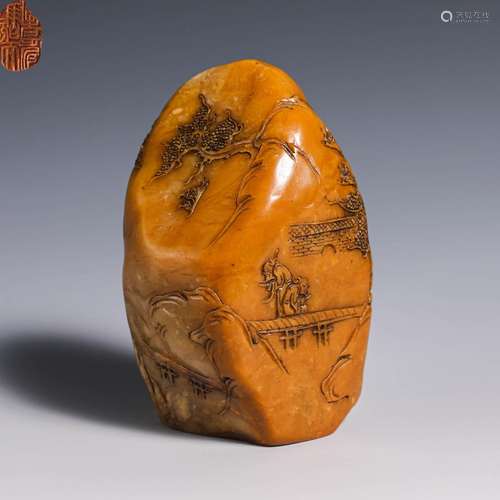 China Qing Dynasty Shoushan Stone