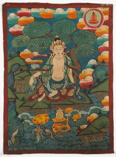 China Qing Dynasty thangka