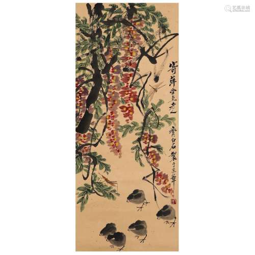 China Qi Baishi's send comments painting