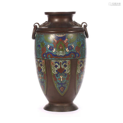 Qing Dynasty of China,Cloisonne Beast Pattern Vessel