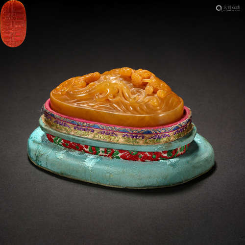 Qing Dynasty of China,Field-Yellow Stone Seal