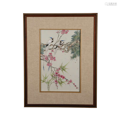 Qing Dynasty of China,Porcelain Plate Painting