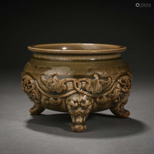 Song Dynasty of China, Yaozhou Kiln Incense Burner