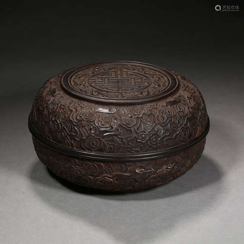 Qing Dynasty of China,Agalwood Powder Box