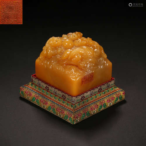 Qing Dynasty of China,Field-Yellow Stone Seal