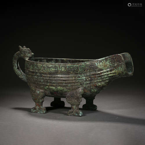 Warring States Period,Bronze Jue Cup