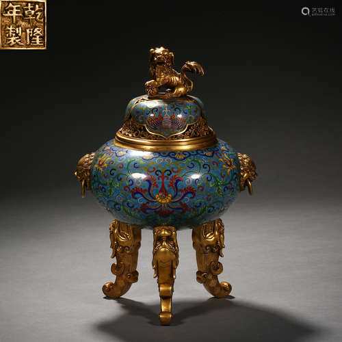 Qing Dynasty of China,Cloisonne Fumigation Furnace