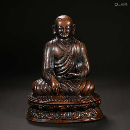 Qing Dynasty of China,Copper Buddha Statue