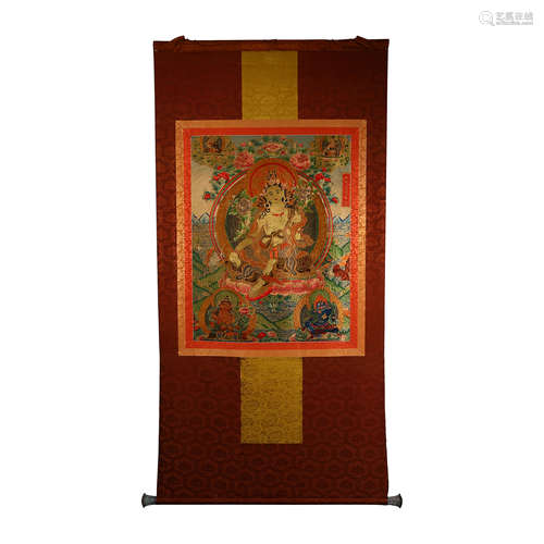 Qing Dynasty of China,Kesi Thangka