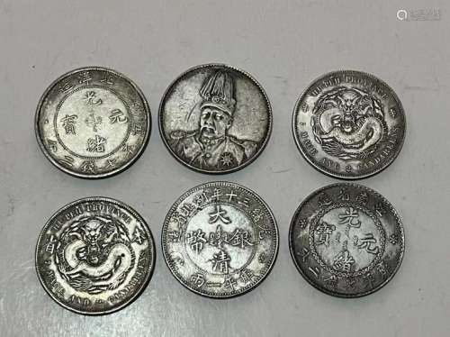 Six Chinese Coins