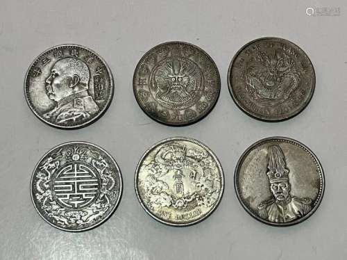 Six Chinese Coins