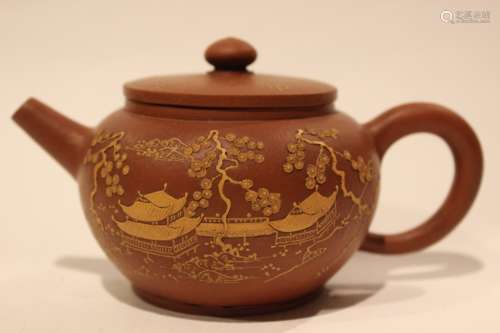 Chinese Yixing Zisha Teapot,Mark