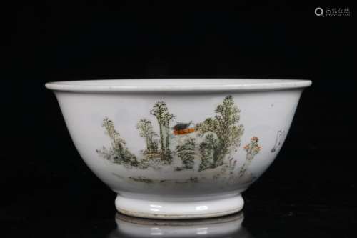 Chinese Famille Rose Porcelain Bowl