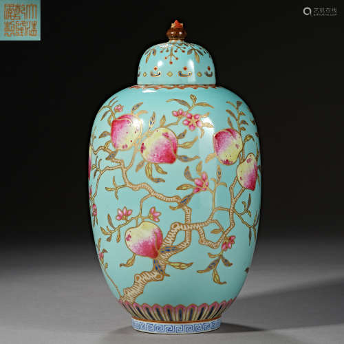 Qing Dynasty of China,Famille Rose Jar