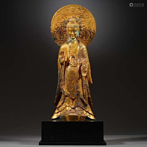 Northern Wei Dynasty of China,Bronze Gilt Buddha Statue