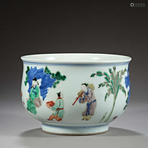 Qing Dynasty of China,Multicolored Character Bowl