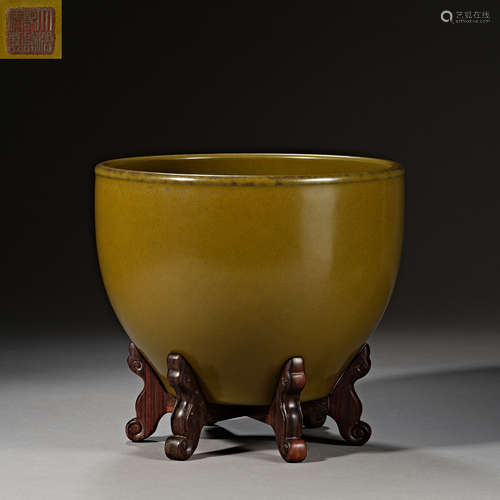 Qing Dynasty of China,Tea-Dust Glaze Jar