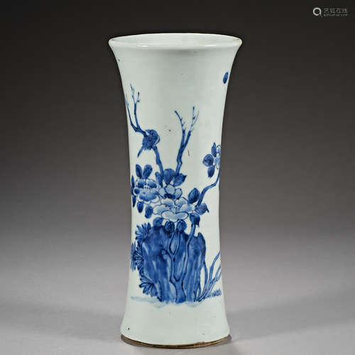 Qing Dynasty of China,Blue and White Goblet