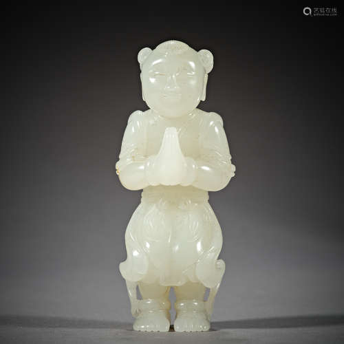 Qing Dynasty of China,Hetian Jade Boy