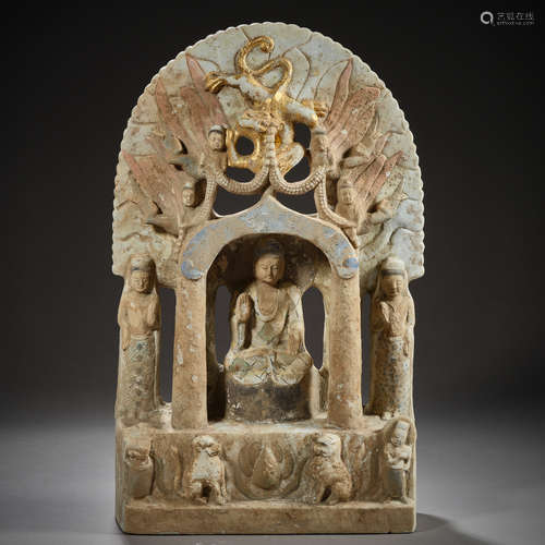 Tang Dynasty of China,Stone Buddha Statue