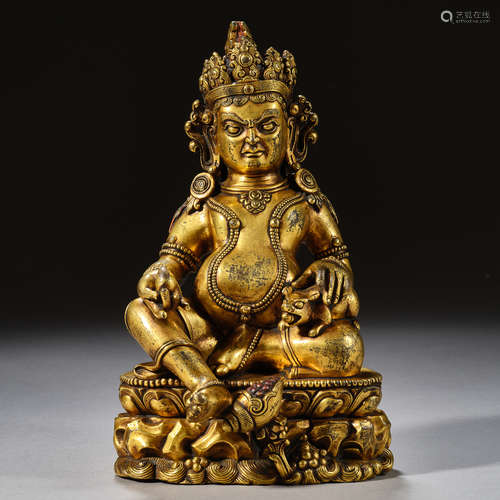 Qing Dynasty of China,Bronze Gilt Buddha Statue