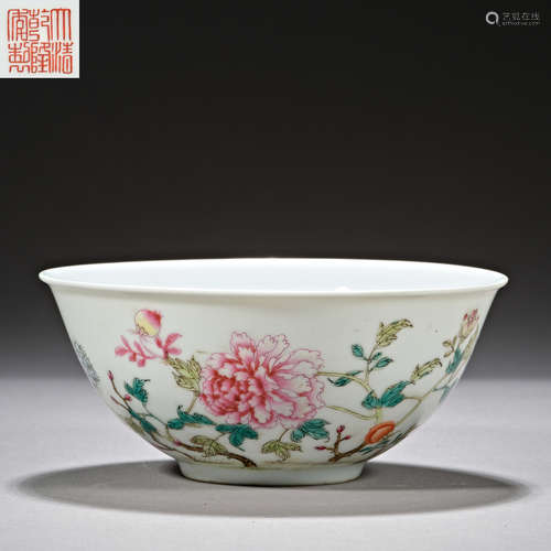 Qing Dynasty of China,Famille Rose Bowl