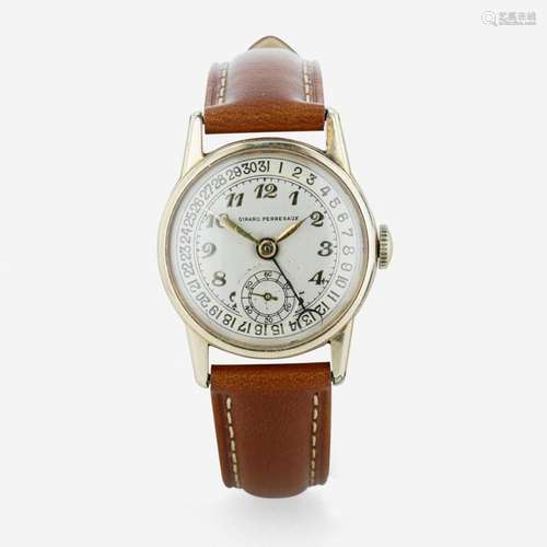 A vintage men s strap watch, Girard-Perregaux c. 1960 s